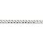 Sterling Silver 5.75mm Close Link Flat Curb Chain