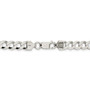 Sterling Silver 6.8mm Close Link Flat Curb Chain