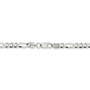 Sterling Silver 5.5mm Polished Flat Figaro Chain