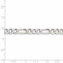 Sterling Silver 7.5mm Polished Flat Figaro Chain