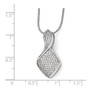Sterling Silver & CZ Brilliant Embers Necklace
