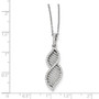 Sterling Silver & CZ Brilliant Embers Necklace