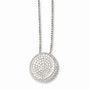 Sterling Silver & CZ Brilliant Embers Necklace