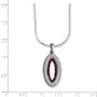 Sterling Silver & CZ Brilliant Embers Necklace