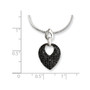 Sterling Silver & CZ Brilliant Embers Necklace