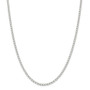 Sterling Silver 3mm Half Round Wire Curb Chain