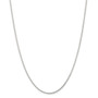 Sterling Silver 1.25mm Round Spiga Necklace