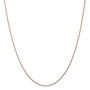 14k D/C Rose Gold 1.00mm Spiga Chain