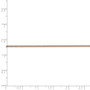 14k D/C Rose Gold 1.00mm Spiga Chain
