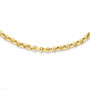 14k 18in 5mm Polished Fancy Rolo Link Necklace