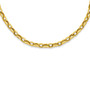 14k 18in 4.5mm Polished Fancy Link Necklace