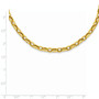 14k 18in 4.5mm Polished Fancy Link Necklace