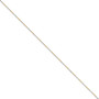 White & Yellow Rhodium over Brass 1.20mm 2 color plated Fancy Chain