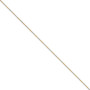White & Yellow Rhodium over Brass 1.50mm 2 color plated Ball Chain