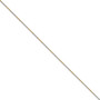 White & Yellow Rhodium over Brass 1.00mm 2 color plated Snake Chain