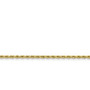 Stainless Steel IP Yellow-plated 2.4mm 18in Rope Chain
