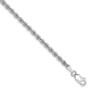 14K WG 2.75mm Regular Rope Chain