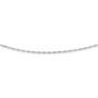 Sterling Silver Rhodium-plated 12.5in w/2in ext Choker Necklace