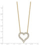 14k Heart Pendant with Chain