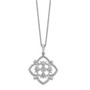 14k White Gold Diamond Vintage Necklace