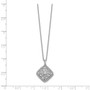 14k White Gold Diamond Vintage Necklace