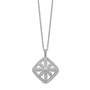 14k White Gold Diamond Vintage Necklace