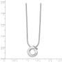 SS White Ice .01ct. Diamond Necklace