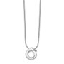 SS White Ice .01ct. Diamond Necklace