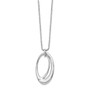 SS White Ice .01ct. Diamond Necklace