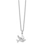 SS White Ice Diamond Dove Necklace