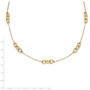 14k Yellow Gold Fancy 18 inch Necklace