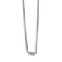 Sterling Silver White Sapphire Bead Necklace