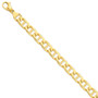 14k 10.8mm Hand-polished Anchor Link Chain