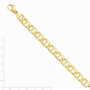 14k 10.8mm Hand-polished Anchor Link Chain
