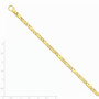 14K 4.8mm Polished Fancy Link Chain