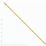 14k 3.25mm Polished Fancy Link Chain