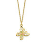 10k Tri-Color Black Hills Gold Butterfly Necklace