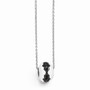 Sterling Silver & CZ True Fire Necklace