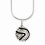 Sterling Silver & CZ True Fire Necklace