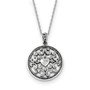 Sterling Silver A Friend For All Seasons 18 Fleur de lis Necklace