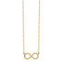 14K Polished Infinity Necklace