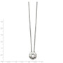 Stainless Steel Polished Flower Necklace