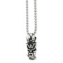 Stainless Steel Antiqued Dragon Head Pendant Necklace