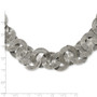 Stainless Steel Multiple Circles 19in Necklace