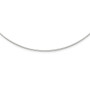 Sterling Silver Solid Polished Neck Wire Necklace