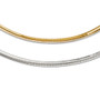 Leslie's 14K Two-tone Supreme Reversible Omega Necklace