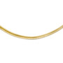 Leslie's 10K Two-tone Supreme Reversible Omega Necklace