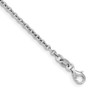 Sterling Silver Rhodium-plated with 1in ext. Bracelet