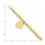 14k Heart Charm Bracelet