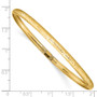 14k Textured Flexible Bangle